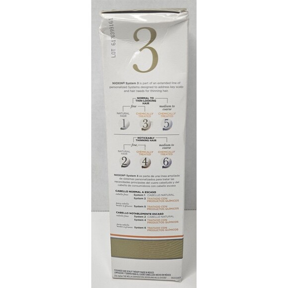 NIOXIN 3 System Kit Kit Normal To Thin Looking For Fine Hair Thicker Hair NIB - Picture 3 of 4